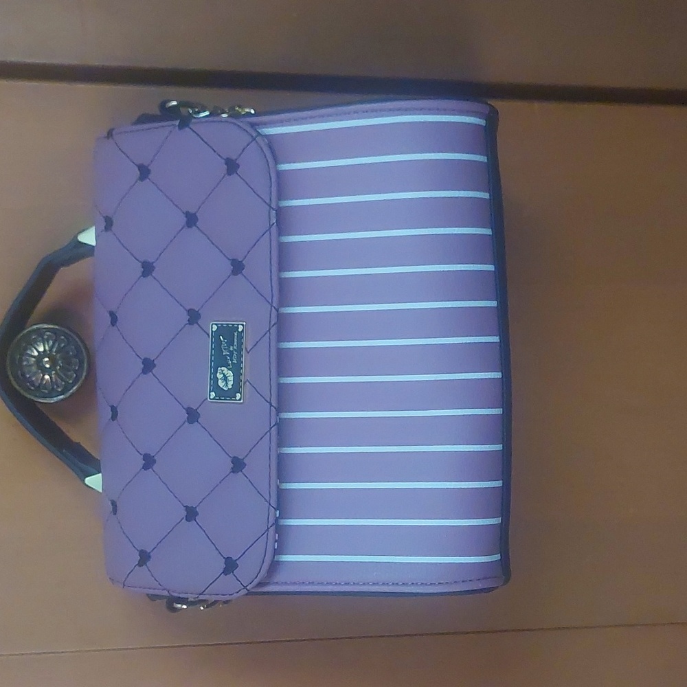 Betsy Johnson purple handbag